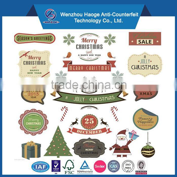 Beautiful christmas sticker christmas decoration window sticker, christmas sticker