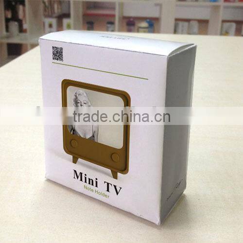X&W TV shape memo holder with paper
