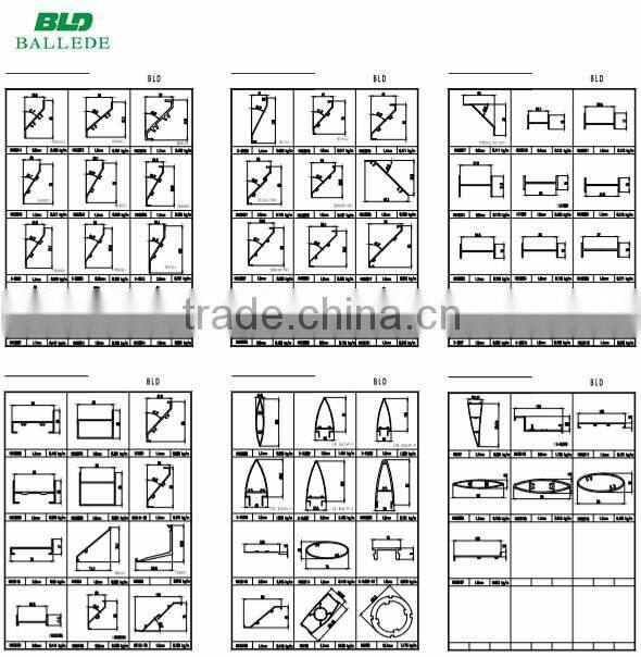 sun shade decorative aerofoil louvre fence