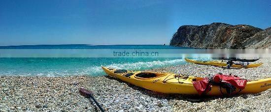 RAPIER-Single barato sea Kayak for exploration from Ningbo Cool Kayak Supplier sit-on top plastic kayak with rudder system