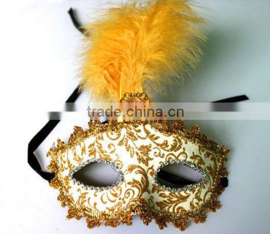fashion beautiful mask party with feather for halloween MK-1021