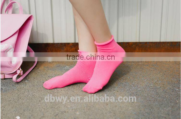 soft cotton new fashion ankle socks for girls and women