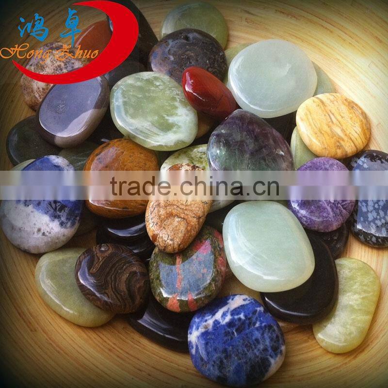 Beautifully carved and polished New Jade Palm Stone