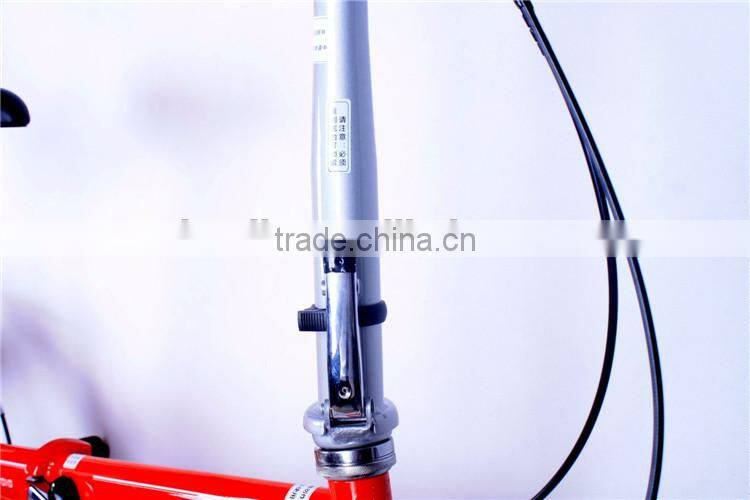 Popular Chinese manufacturing steel 20 inch folding electric bicycle