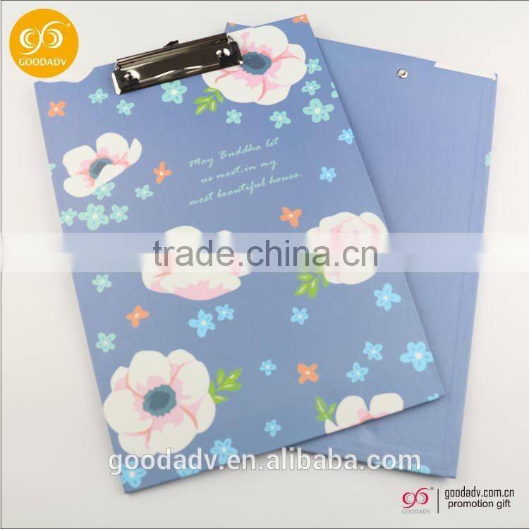 2016 popular selling A4 A5 plastic clip board pp writing board for student in China