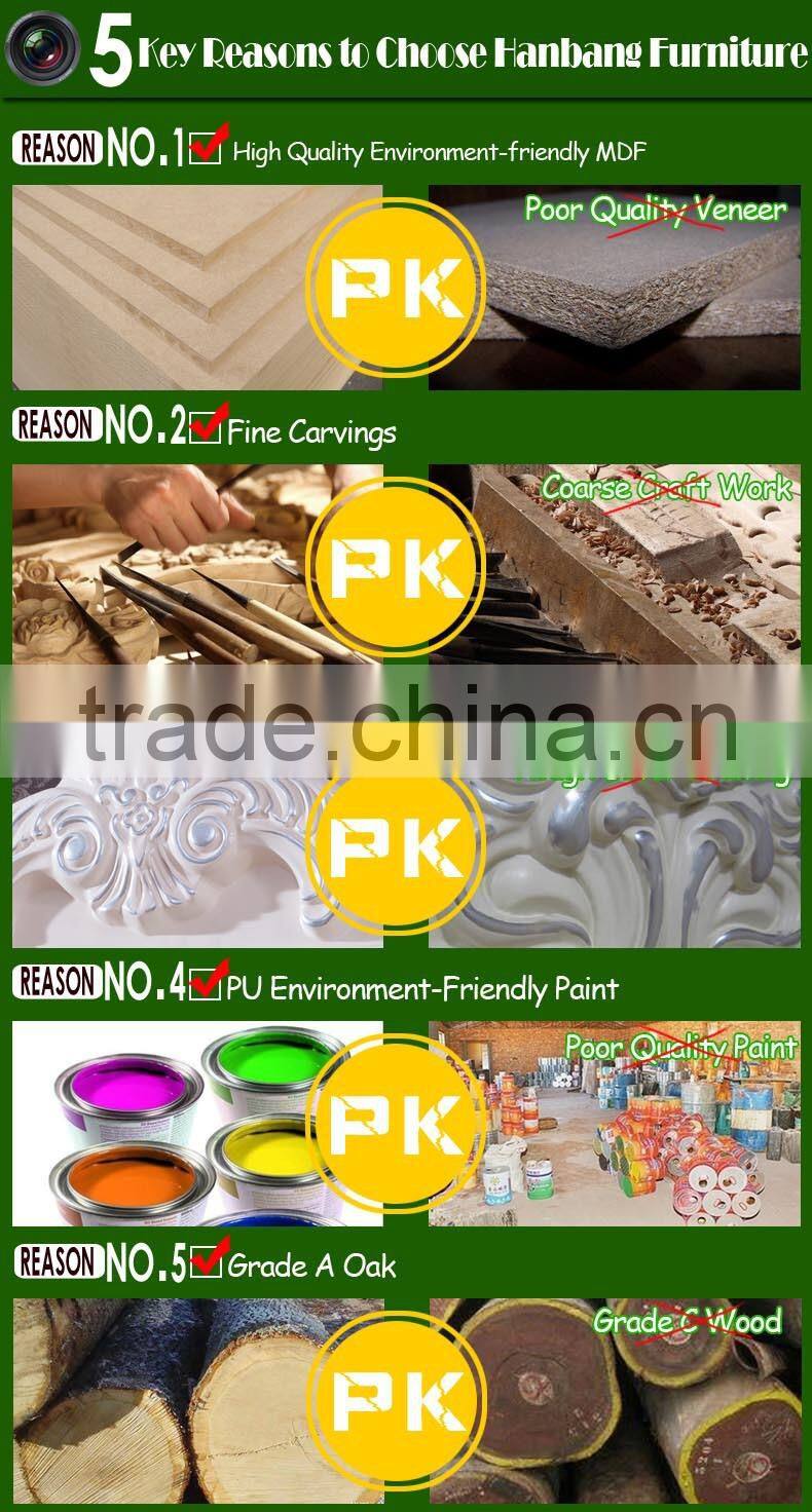 Antique Luxury Rococo European Baroque Bed French Provincial Wedding Hand Carved Wooden MDF Bedroom Set Cardboard Furniture