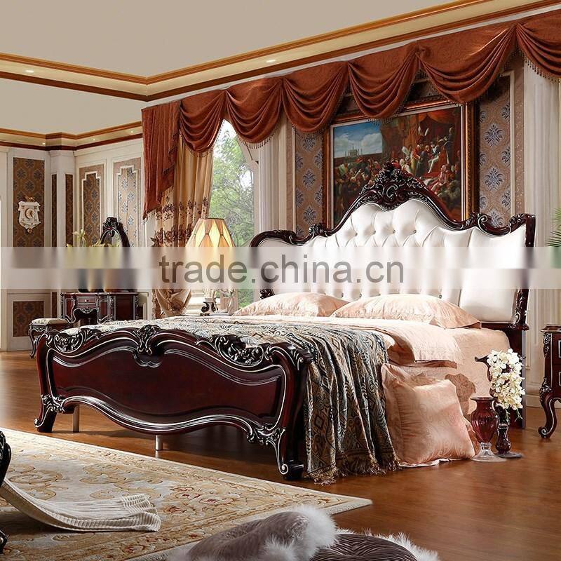 Latest Design White Wooden MDF Modern Bedroom Furniture