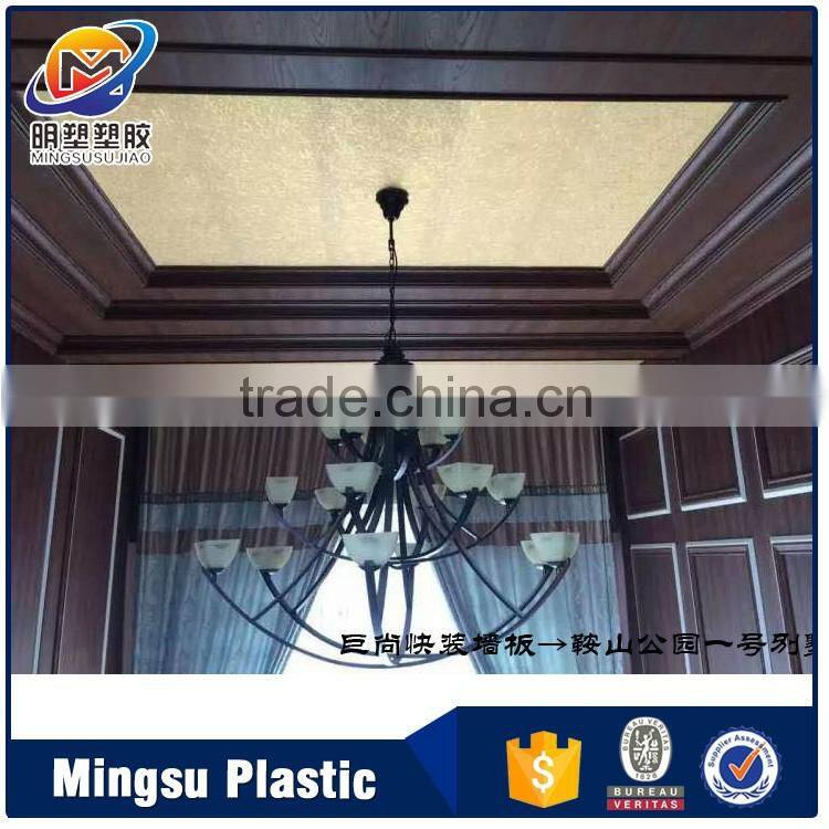Chinese supplier wholesales the most wonderful pvc panel for walls and ceiling