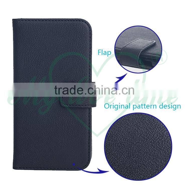 Guangzhou OEM Factory Leather Phone Folio Case for Samsung Galaxy S6