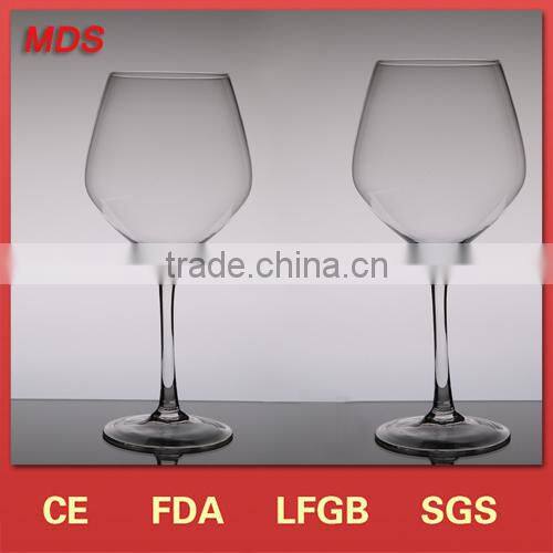Tall good quality clear round belly 24 inch glass vase cylinder
