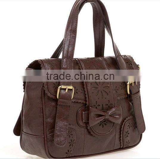Flower hollow out female bowknot tide handbag fashion backpack 2014 latest ladies handbags