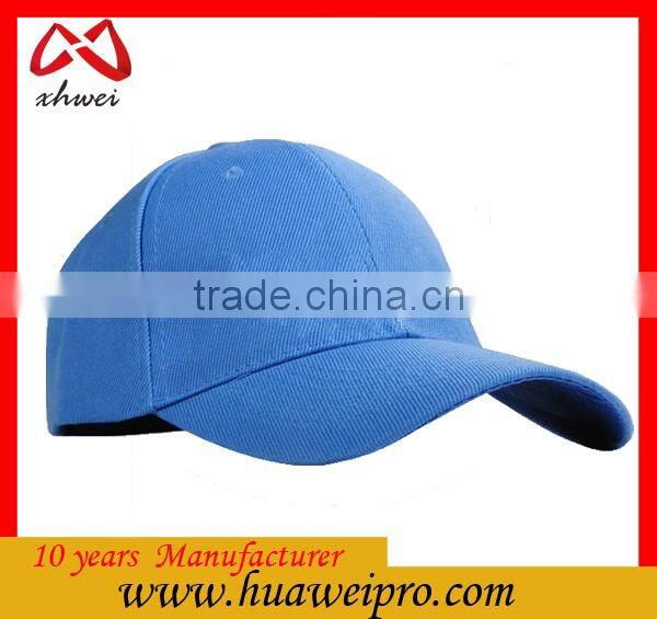 Variously Colors New Design No Logo Cotton 6 Panel Blank Golf Cap Custom