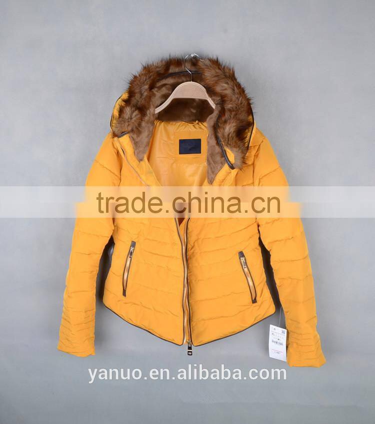 Latest fashion low price men&women quilted parka down coat