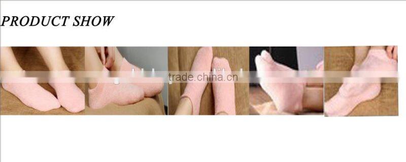 2015 foot care product: beauty gel spa cold sock & gel moisture sock & silicon gel socks