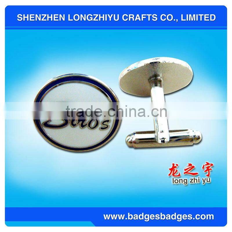 Cheap Enamel Fashion Cuff Links With Agate Color Cufflink