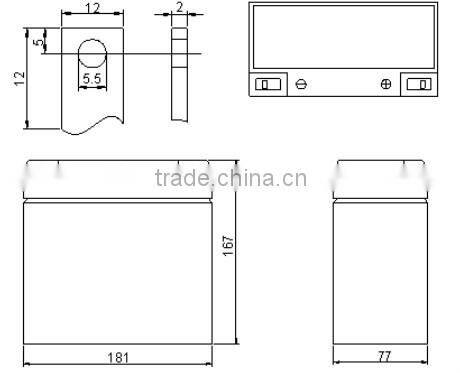 sealed lead acid battery 12v18ah UPS battery