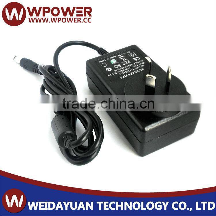 power adapter 24V 1A UL SAA KC FCC CE certificate