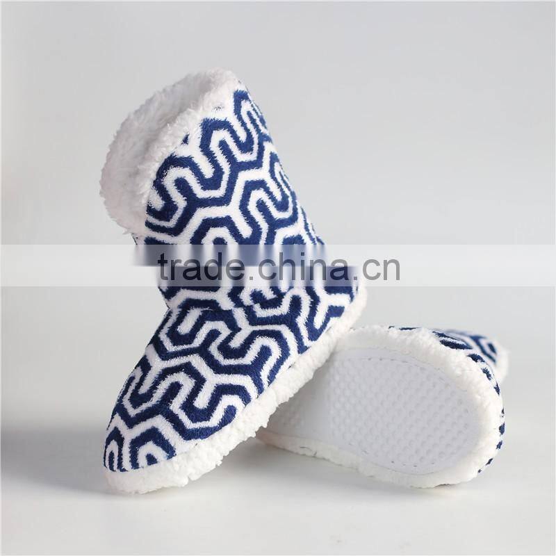 Ladies coral fleece indoor boot