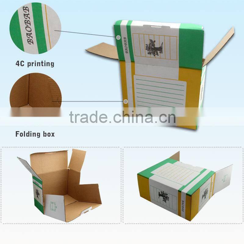 Folding Standard Fresh Fruit Double Wall Corrugated Carton Box