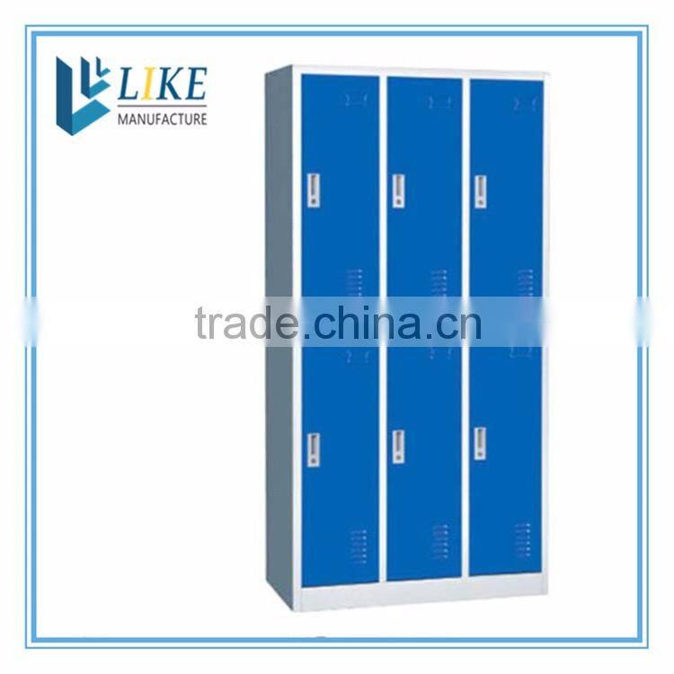 changing room locker 6 door steel locker wardrobe