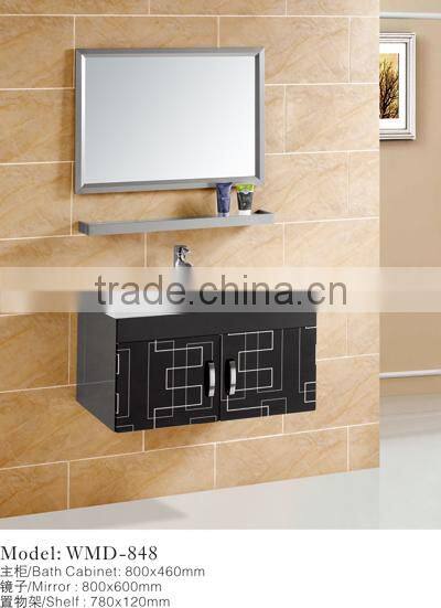 Stainless steel bathroom vanity/washroom cabinet(WMD-848)