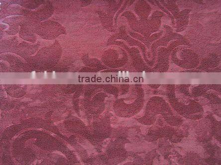 100% polyester embossed suede black out curtain fabric