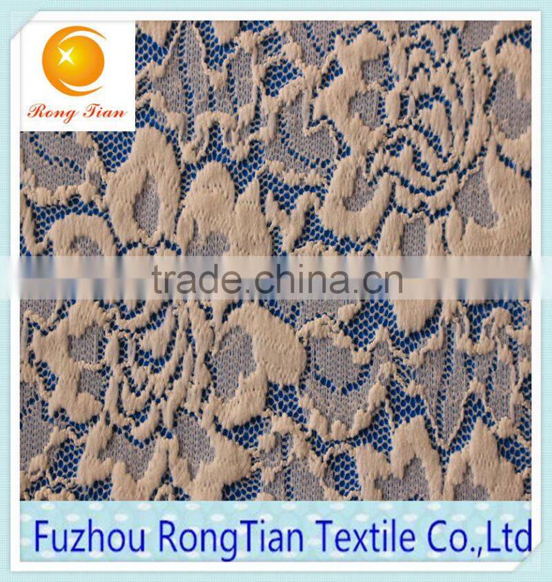 2015 sold high-grade spandex lace fabric for the curtains