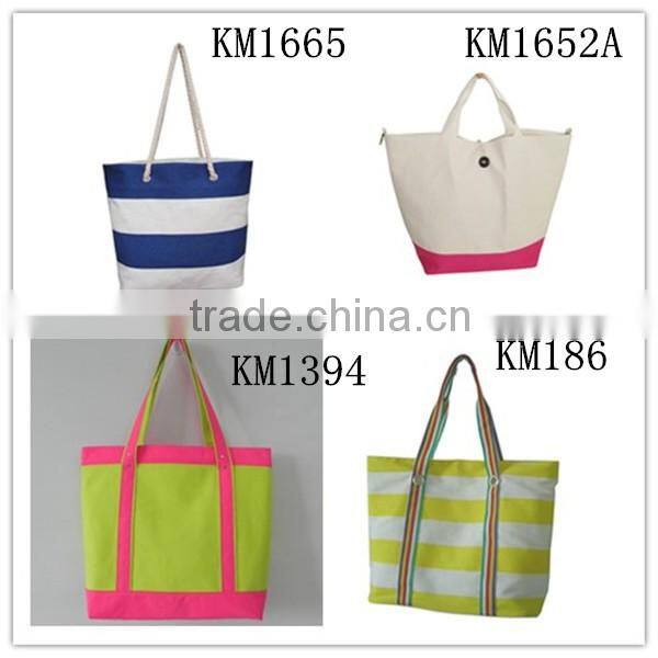 2016 professional ladies canvas tote bag with bowknot