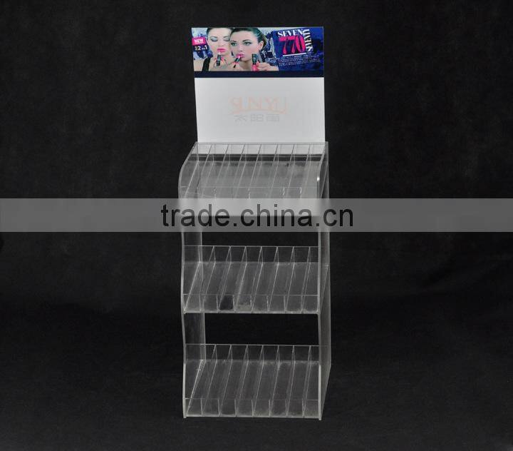 Stepped Custom Clear Acrylic Plant Stand With Screws