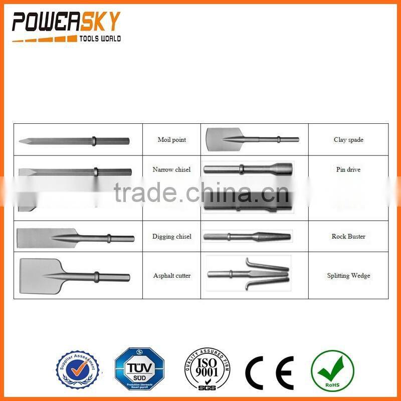SDS PLUS Point and Flat Chisel for concrete and stone,sds point chisel