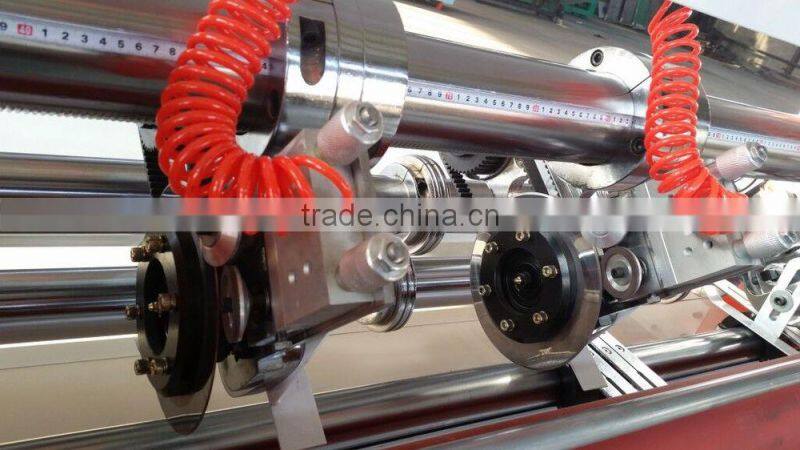 Manual operate Import & export carton box forming manufacture corrugated cardboard thin knife slitting the edge machine