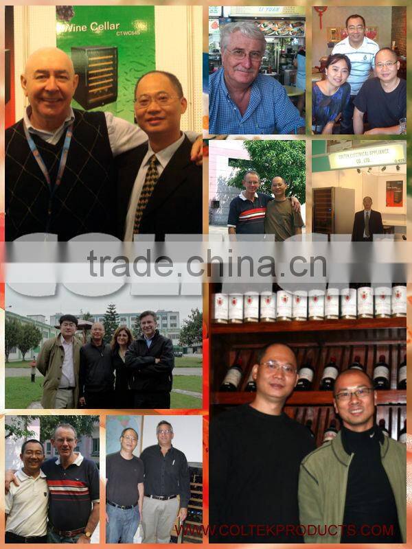 168 Bottles Single Tem.Zone Full glass door Wine cellar