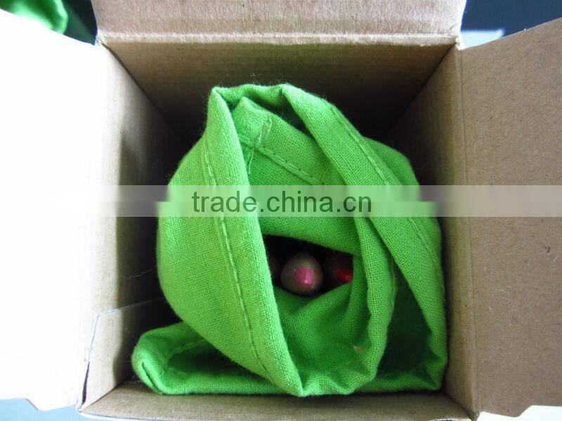 jumbo triangle coloring pencils /green cloth bag /senior grade jumbo color pencil