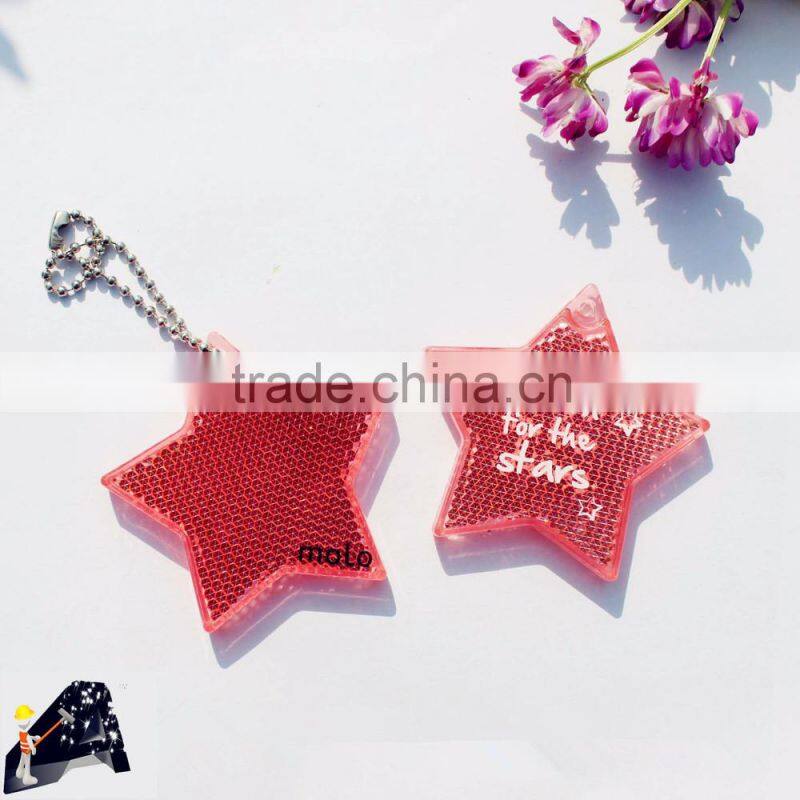 Star shape plastic warning tag