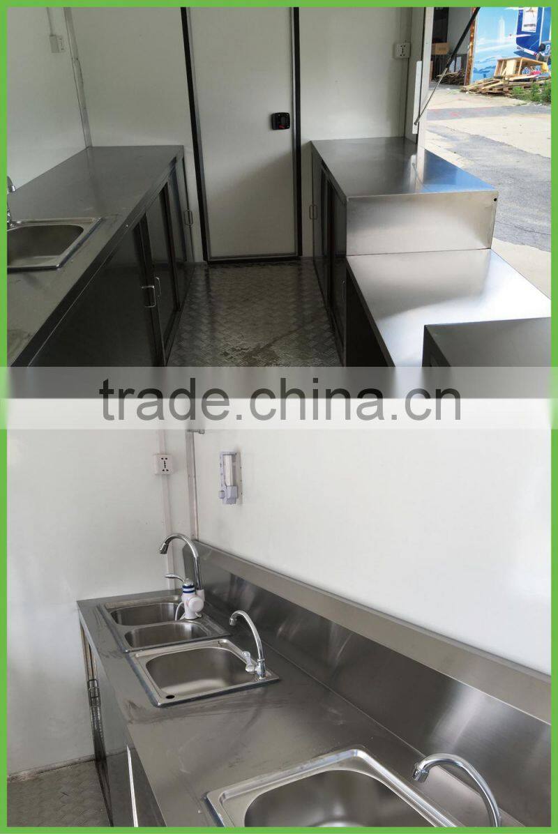 FV-55 trailer fast food food van trailer electric food tricycle