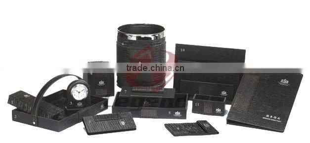 Customerized square leather tissue box for sale