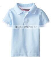 Boys Blue Short Sleeve School Uniform Manufacturers