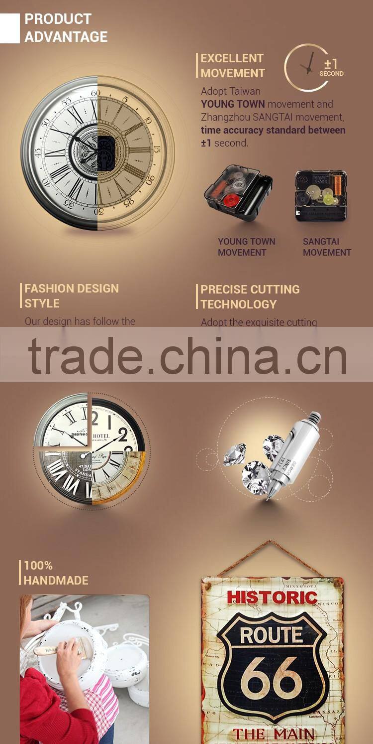 Custom Logo Antique Style Shot Start Stop Clock