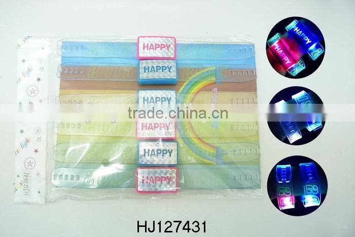 plastic flashing necklace toy for kids