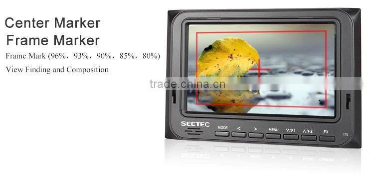 5" dslr field hdmi monitor for action camera with F970 Plate ST5D/O