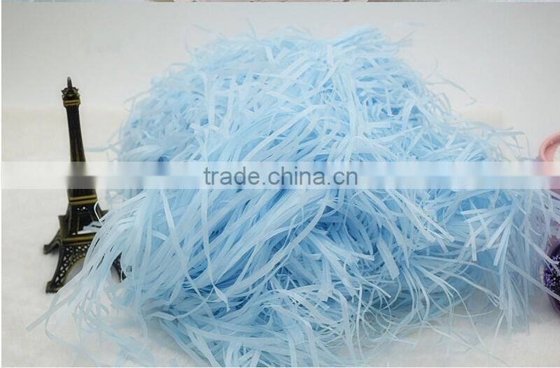 Natural Color Gift Wrapping Paper Shred Filled gift boxes