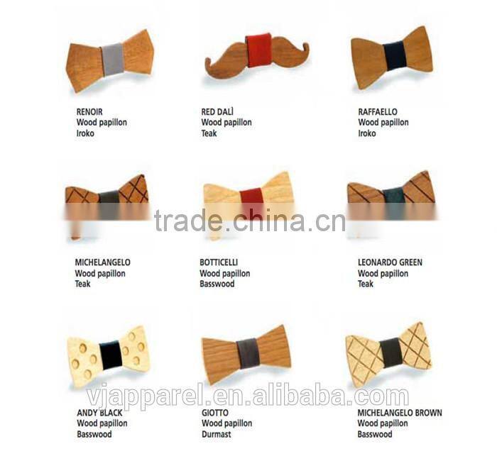 Custom printed pattern wood bowtie