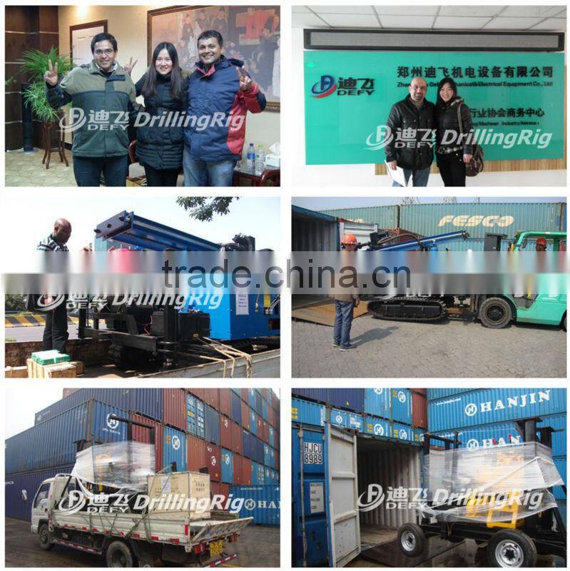 15m Depth Hammer pile driver DFR-10W used screw pile driver price