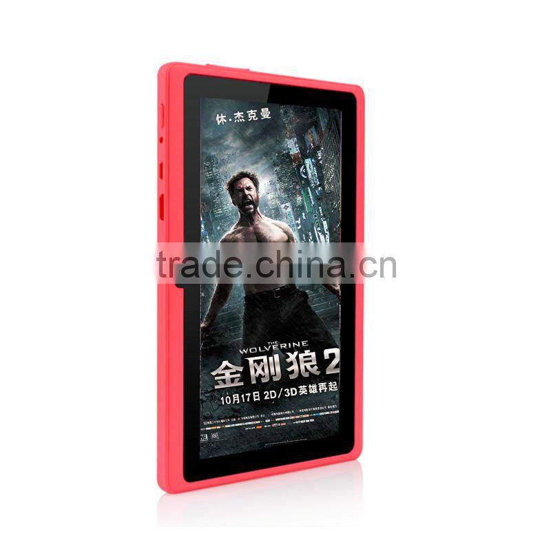 China manufacturer Q8 tablet pc with front and back camera, quad core 7inch tablets