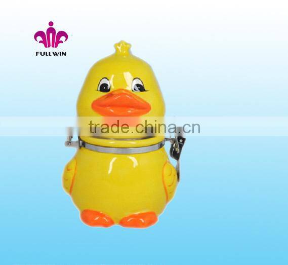 Ceramic Cow Clip airtight lids canister