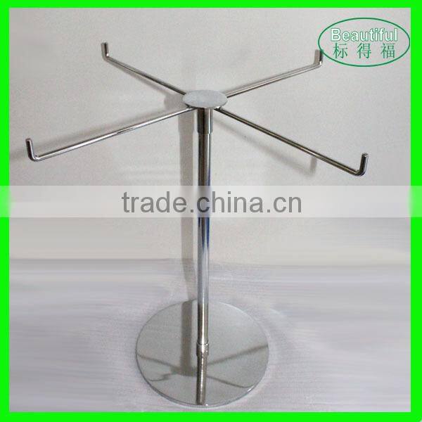 2015 wholesale price ajustable department store display racks/metal hanging display racks