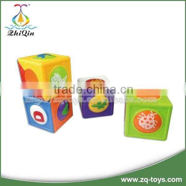 2016 New design enlighten roller blocks baby educational toys