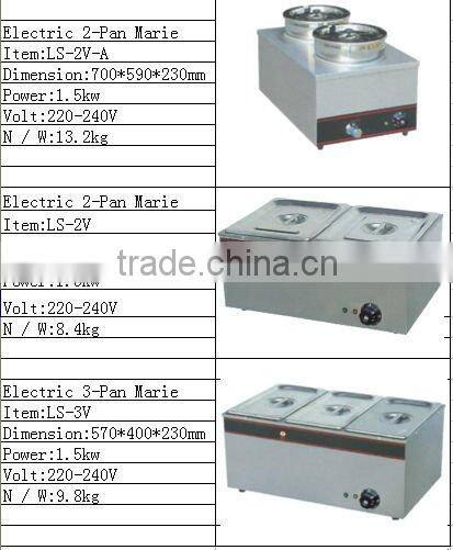 Electric 4-pan Bain Marie