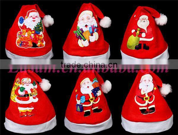 Christmas decoration children&adult fancy christmas santa hat