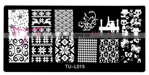 New TU-L series nail art stamping plate,China cheap price nail art stamping plate